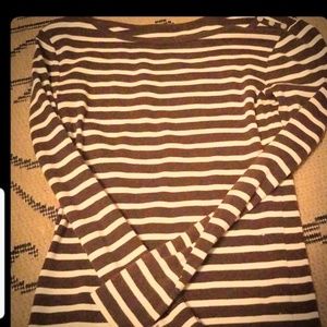 Striped Gap boatneck top